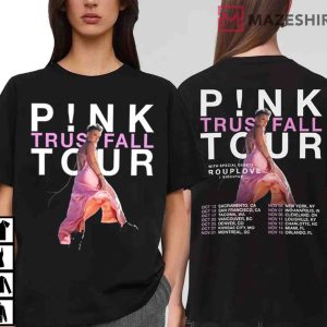Pink Trustfall Tour 2023 T Shirt