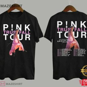 Pink Trustfall Tour 2023 T Shirt