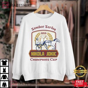 Denver Nuggets Nikola Jokic Horse Racing T Shirt 3