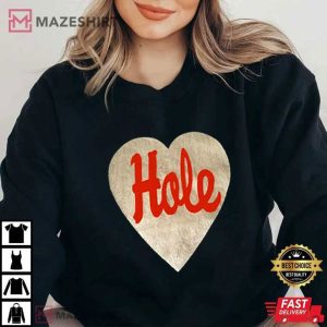 Hole Band Heart Courtney T Shirt