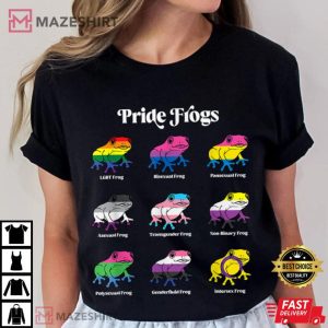 LGBT Gay Pride Kawaii Frog Anime Genderfluid Trans Pansexual T Shirt 3