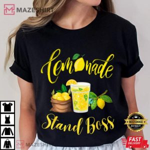 Lemonade Stand Boss Funny Lemonade Summer T Shirt 3