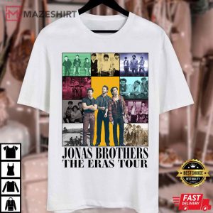 Retro Jonas Brothers The Eras Tour Fan Gift T Shirt 3