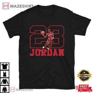 Vintage Jordan Basketball Player Gifts For Men Boys T Shirt 2