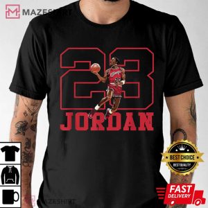 Vintage Jordan Basketball Player Gifts For Men Boys T Shirt 3