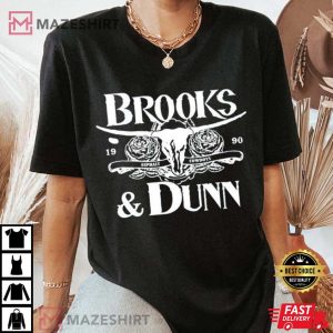 Brooks And Dunn 2023 Reboot 2023 Tour Rock Band Fan T Shirt 1
