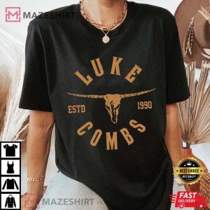 Luke Combs ESTD 1990 Retro Style Best T Shirt 1