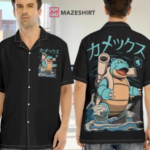 Pokemon Blastoise Hawaiian Shirt