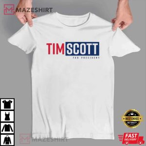 Tim Scott Faith In America For President 2024 T Shirt 3