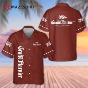 Grand Marnier Liquor Hawaiian Shirt