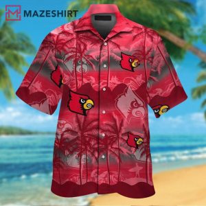 Louisville Cardinals Coconut Tropical Hawaiian Shirt