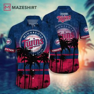 Minnesota Twins Tropical Coconut Tree Hawaiian Shirt