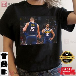 Nikola Jokic And Jamal Murray WCF Denver Nuggets T Shirt 2