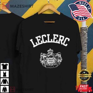 Charles Leclerc Monaco Crest Formula 1 Racing T Shirt 4