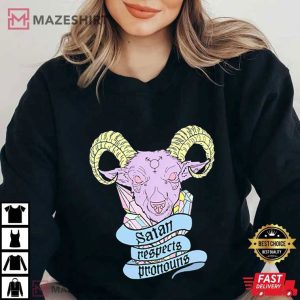 Trendy Satan Respects Pronouns Best T Shirt 4