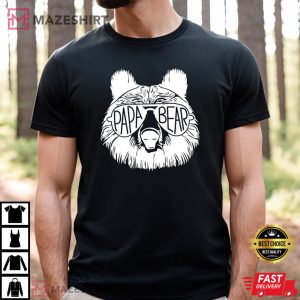 Papa Bear Father's Day Gift Best Dad Ever T Shirt 1