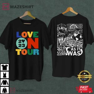 Harry's House Full Tracklist Love On Tour 2023 T Shirt 2