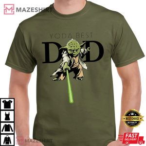 Yoda Best Dad Star Wars Father's Day T Shirt 4