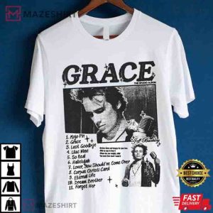 Jeff Buckley Mystery White Boy Tour 1995 Music Tour T Shirt 3