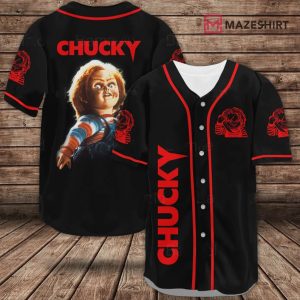Chucky Horror Movie Baseball Jersey