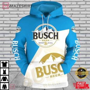 Busch Beer Mountains 3D Hoodie