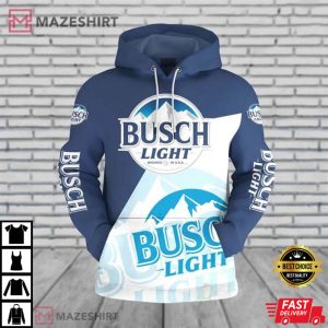 Busch Light 3D Hoodie Shirt