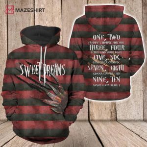 Freddy Krueger Horror Movie Halloween 3D Hoodie