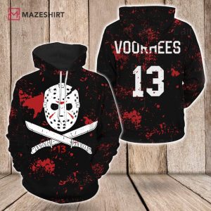 Jason Voorhees Friday The 13th Horror Halloween 3D Hoodie