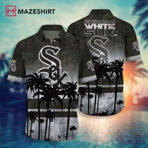 Chicago White Sox Black Hawaiian Shirt