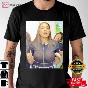 AOC Alexandria Ocasio Cortez See Through Slow Sown T Shirt 1