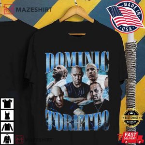Dominic Toretto Fast And Furious Vintage T Shirt 3