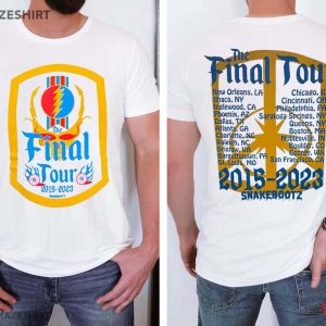 Dead and Company Grateful Final Tour T Shirt 2