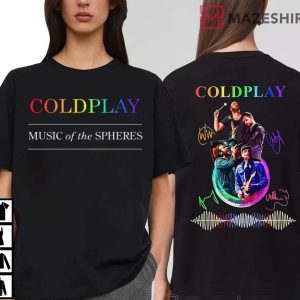 Coldplay 2023 Music Of The Spheres World Tour 2023 T Shirt 2