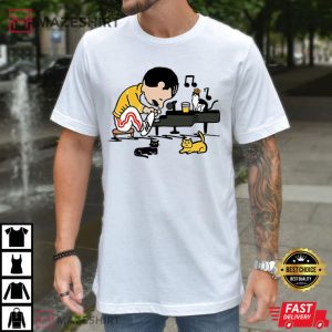 Freddie Mercury Charlie Brown T Shirt
