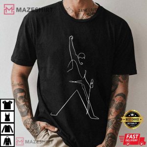 Freddie Mercury Silhouette Queen Band T Shirt 2