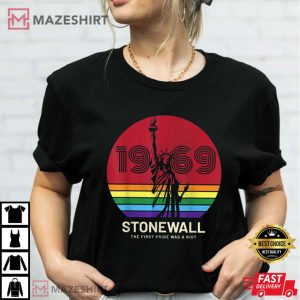 LGBT The First Pride Stonewall 1969 T Shirt 1