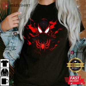 Spider Man Miles Morales Spiderverse T Shirt 4
