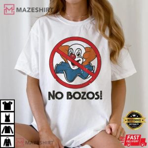 Vintage No Bozos 1983 Clowns T Shirt