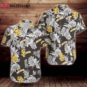 San Diego Padres Tropical Flower Summer Hawaiian Shirt