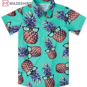 Pineapple Wear Sunglasses Hawaiian Shirts