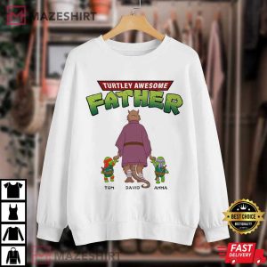 Turtley Awesome Father T Shirt (7)