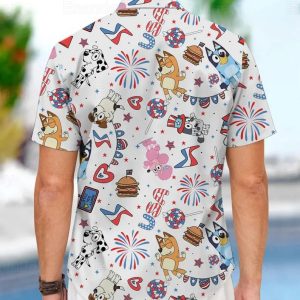 Bluey 4th Of July Hawaiian Shirt (2)
