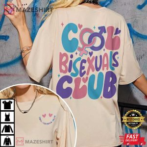 Bisexual Pride Cool Bisexuals Club LGBTQ Pride Month T Shirt (1
