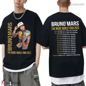 Bruno Mars World Tour 2023 Merch Dolby Live T-Shirt