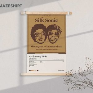 An Evening With Silk Sonic Bruno Mars Anderson Paak Poster (2)