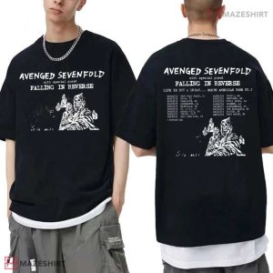 Avenged Sevenfold Life Is But A Dream North American Tour 2023 T Shirt (1)