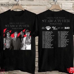 Greta Van Fleet Starcatcher World Tour 2023 T Shirt (2)