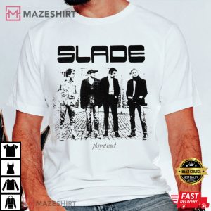 Slade Play It Loud Music Rock 70s T Shirt (2)