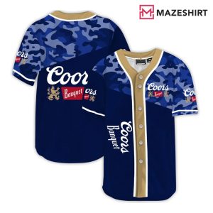 Classic Camouflage Coors Banquet Baseball Jersey