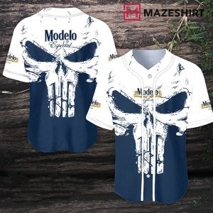 Retro Skull Modelo Baseball Jersey